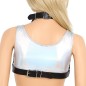 Women's Punk Harness Bra Goth Belt