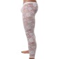 Sexy Men Tight Rose Pattern Lace Pants