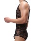 New Lace Sleeveless Men Flex Teddy