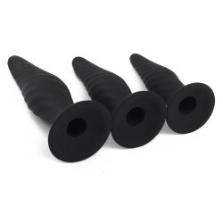 Cream Vibration Butt Plug Kit