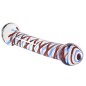 Lattice Pattern Glass Dildo