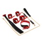 Black &amp; Red PU Bondage Kit