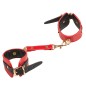 Black &amp; Red PU Bondage Kit