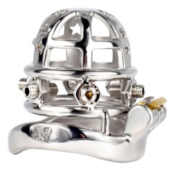 Star Chastity Cage With Spikes