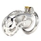 Hollow Out Chastity Cage With Round Ring