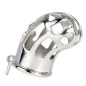 Hollow Out Chastity Cage With Round Ring