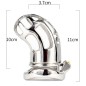 Hollow Out Chastity Cage With Bent Ring