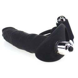 Cock Ring With Vibration Anus Dildo