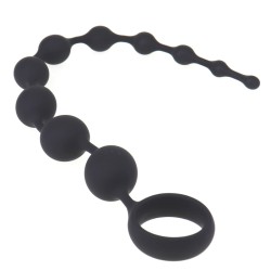 flexible silicone anal beads