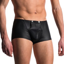 Men's Faux Leather Easy To Open Boxer Brief