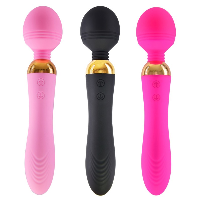 Magnetic Charging Double Head Wavy Vibrator