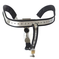 T4 Y Style Bent Cage Chastity Belt