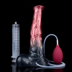 Squirting Fake Horse Realistic Animal Dildo - L