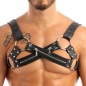 Cross-Body Zipper Chest Harness