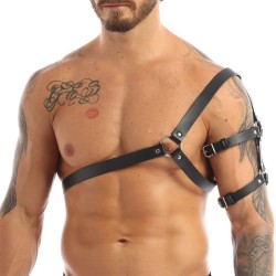 One-shoulder Strap Body Chest Half Harness Belt