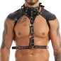 Men's Faux Leather Halter