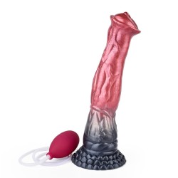 Squirting Fake Horse Realistic Animal Dildo - C