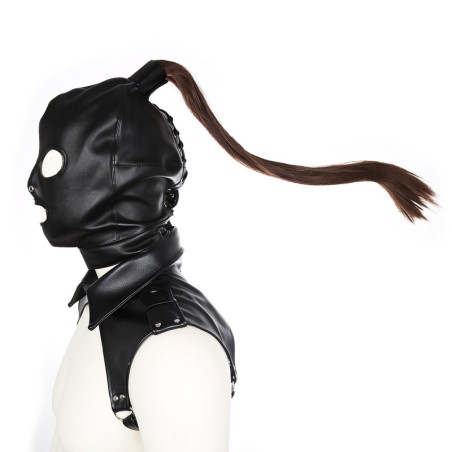 Bondage Hood With Wig