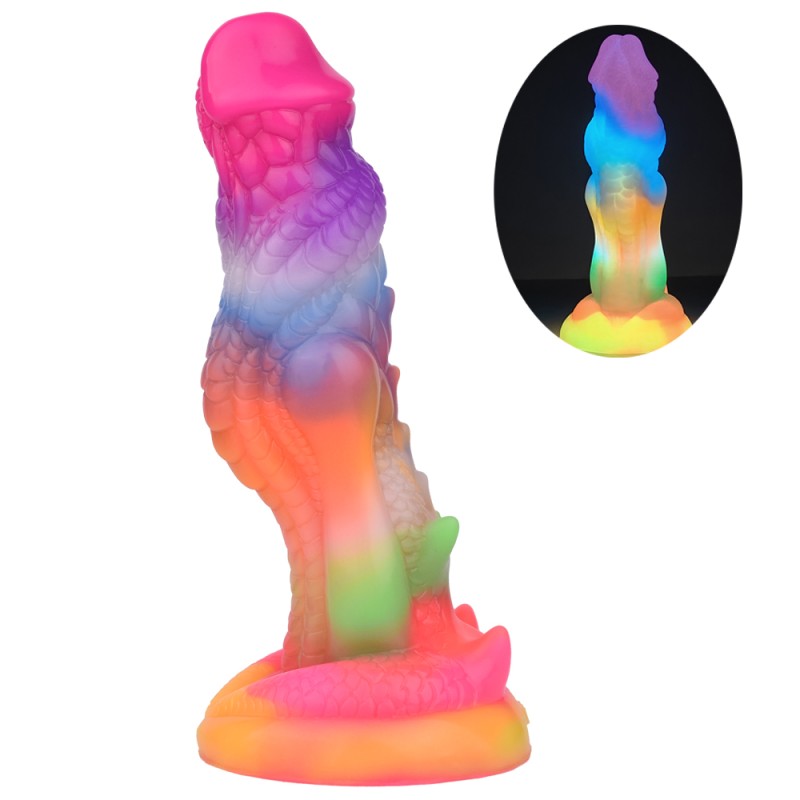 Luminous Silicone Dildo - 22