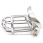 Plum Blossom Bend Ring Chastity Device