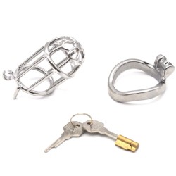 Plum Blossom Bend Ring Chastity Device