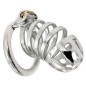 Captus Stainless Steel Locking Chastity Cage