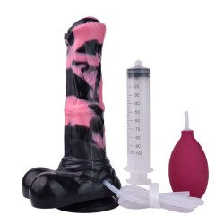 Squirting Simulated Horses Silicone Dildo - U