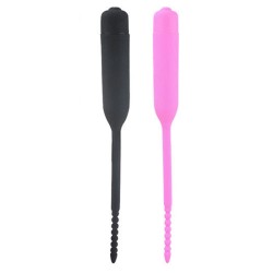 Silicone Vibrator Urethral Sounds Penis Plug