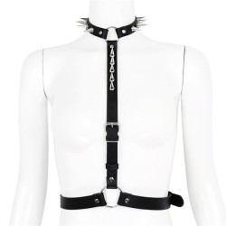 Spike Nail Collar to Waist Harness