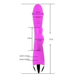 Gode 10 Speeds Rabbit Vibrator