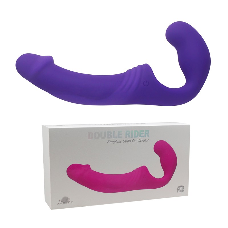 Double Rider Strapless Strap - on Vibrator