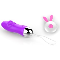 Sprouting Rabbit Dildo Wireless Egg