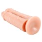 Double Penetrator Suction Cup Dildo 10 Inch