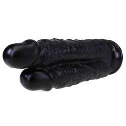 Double Penetrator Suction Cup Dildo 10 Inch