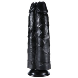 Double Penetrator Suction Cup Dildo 11 Inch