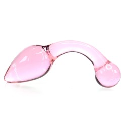 Pink Glass Prostate Stimulation