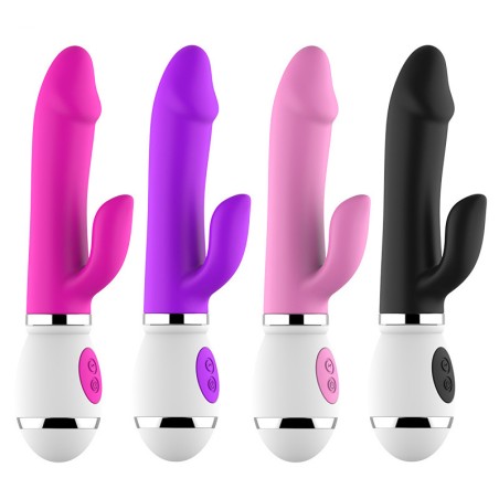 12 Frequency Vibration &amp; Rotation Rabbit Vibrator