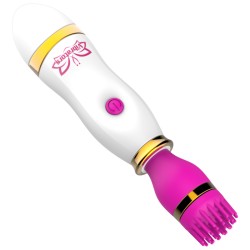 Brush Head Magic Wand Vibrator