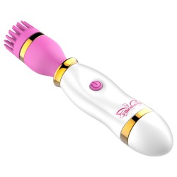 Brush Head Magic Wand Vibrator