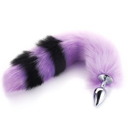 Colorful Fox Tail Anal Plug