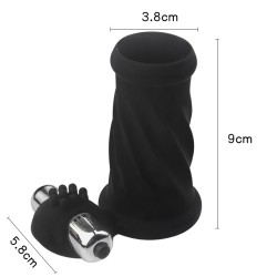 Silicone Vibration Penis Sleeve