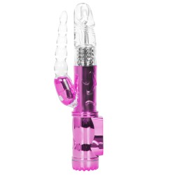 Rattlesnake Anal Beads Jelly Vibrator