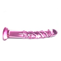 Pink Glass 7.1 Inches Dildo