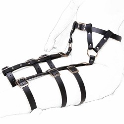 Women Punk Leather Harness Adjustable Garter Belt