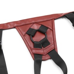 PU Strap On Harness