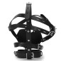 Ajustable Buckle Black Leather Harness