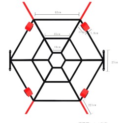 Spider Web Bondage Bed Wrist and Ankle Restraints