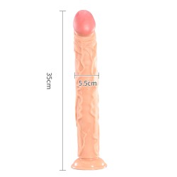 No Ball Suction Realistic Dildo