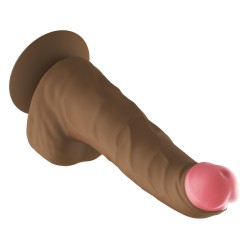 Heating Wireless Realistic Dildo - 8.7"