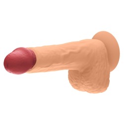 Rotation Wireless Realistic Dildo - 8.9"